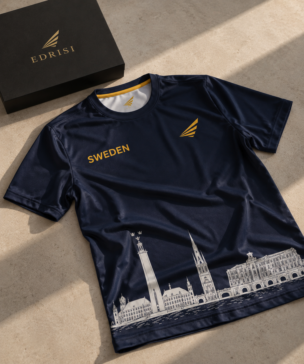 Sweden Premium T-Shirt - Navy
