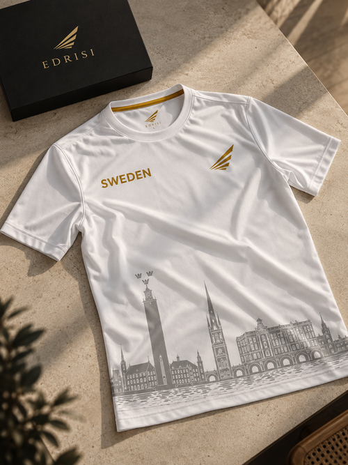 Sweden Premium T-Shirt - White